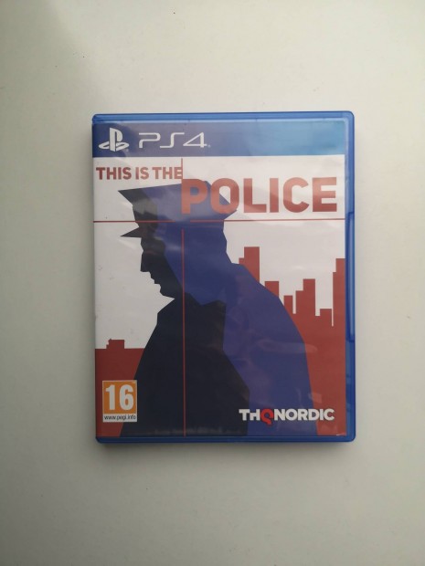 This is the Police Playstation 4 PS4 