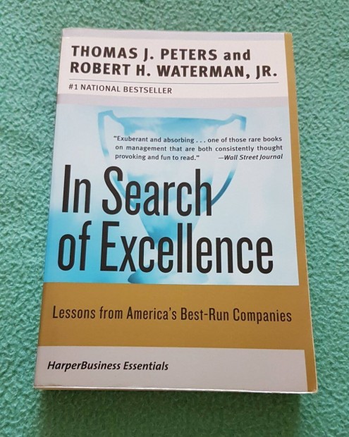 Thomas J. Peters - In Search of Excellence knyv (angol nyelv)