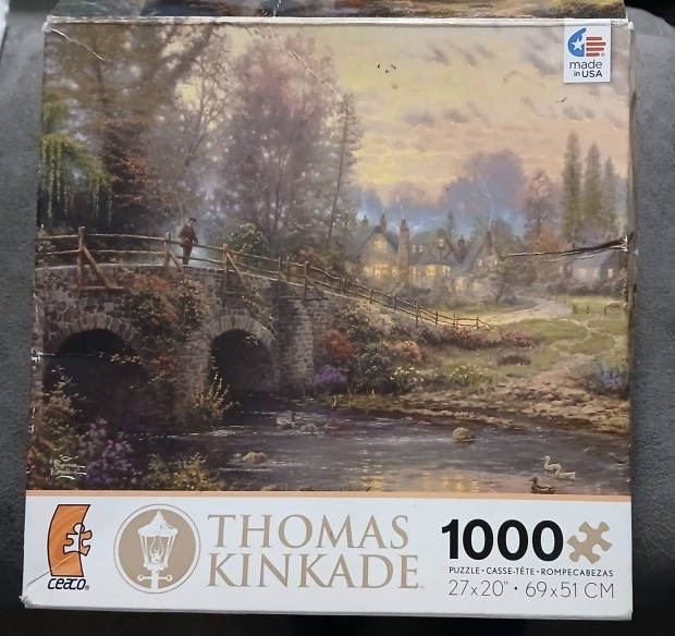 Thomas Kinkade 1000 db-os kirak puzzle elad