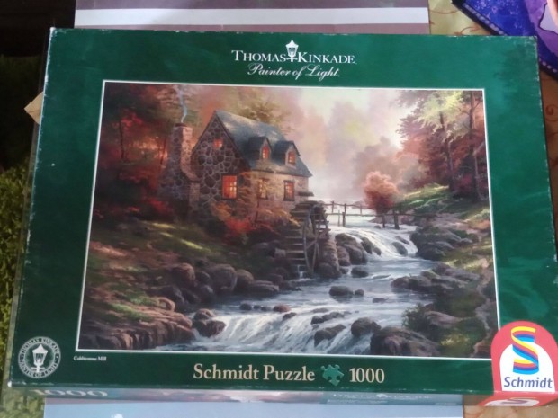 Thomas Kinkade: Cobblestone Mill - 1000 db-os puzzle, Schmidt 2000ft E