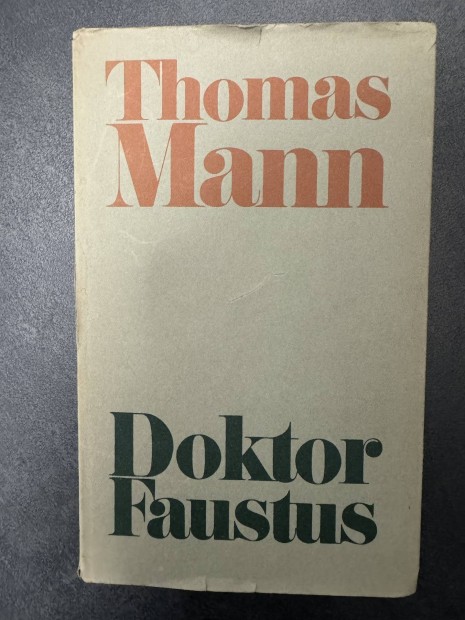 Thomas Mann Doktor Faustus magyarul