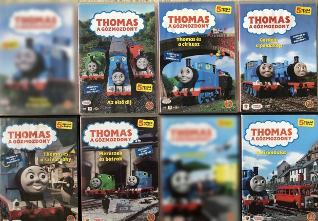 Thomas, a gzmozdony DVD 6db egyben, sznezvel