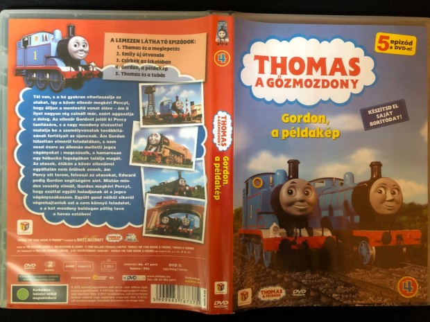 Thomas, a gzmozdony DVD Gordon, a pldakp (karcmentes, sznezvel)
