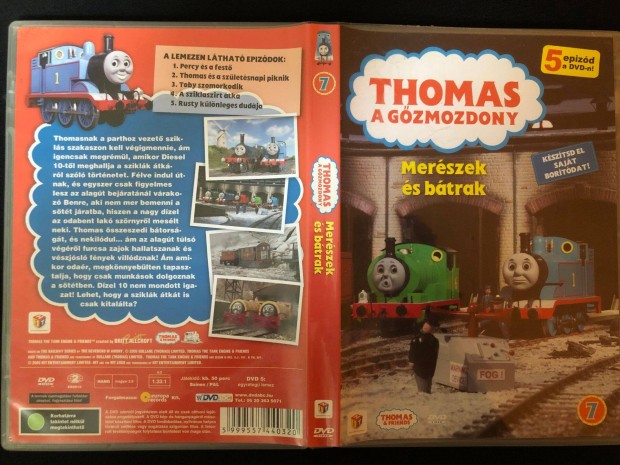 Thomas, a gzmozdony DVD Merszek s btrak (sznezvel)
