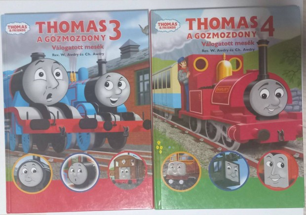 Thomas a gzmozdony 3, 4 meseknyvek