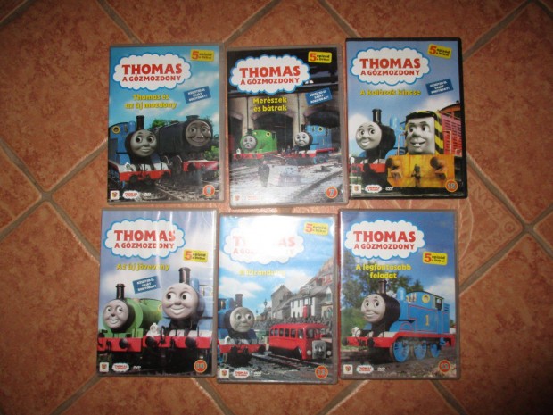 Thomas a gzmozdony DVD lemezek (sszesen 15 db) elad