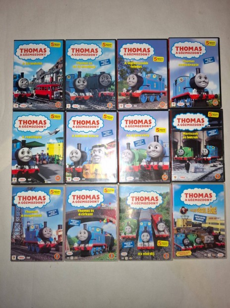 Thomas a gzmozdony Kollekci 12 DVD - egybe kedvez ron