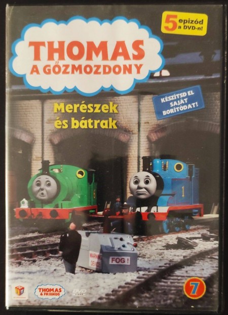 Thomas a gzmozdony Merszek s btrak, magyar nyelv DVD