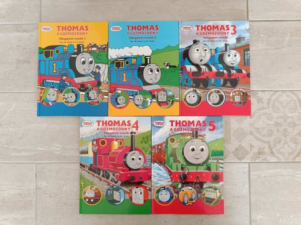 Thomas a gőzmozdony válogatott mesék mesekönyv meséskönyv ingyen posta