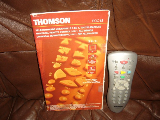 Thomson ROC 45 univerzlis tvvezrl Cserlhet Blu-ray filmekre