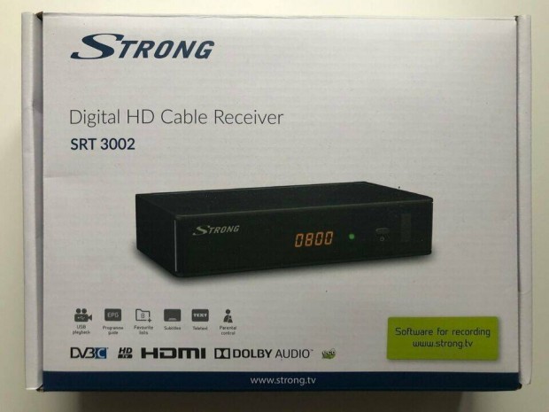 Thomson THC 301, SRT 3002 HD Digitlis kbel TV (DVB-C) vevkszlk