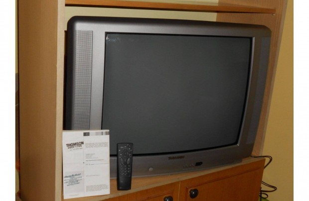 Thomson TV, színes, nagy/kis hibás, ingyen/3000 Ft. távirányító