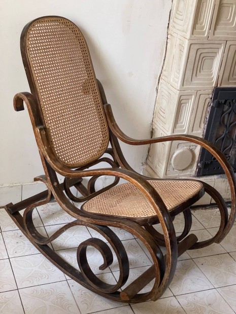 Thonet Tonet rattan hintaszk