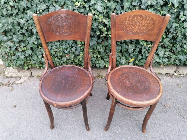 Thonet antik szk 2db egytt patins llapotban 9999Ft Bp-ok