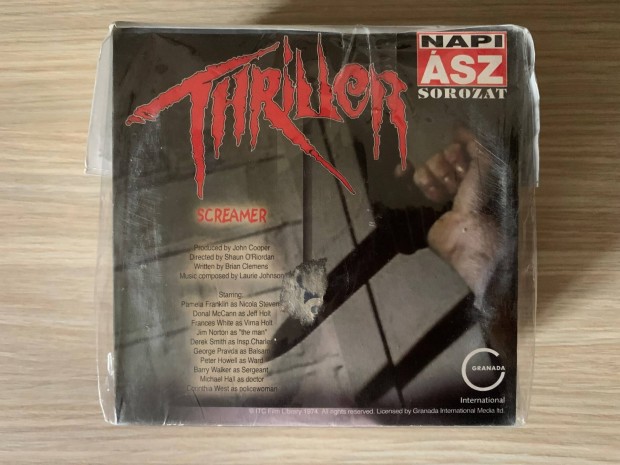 Thriller 1-26 magyar szinkronos DVD sorozat, bontatlan