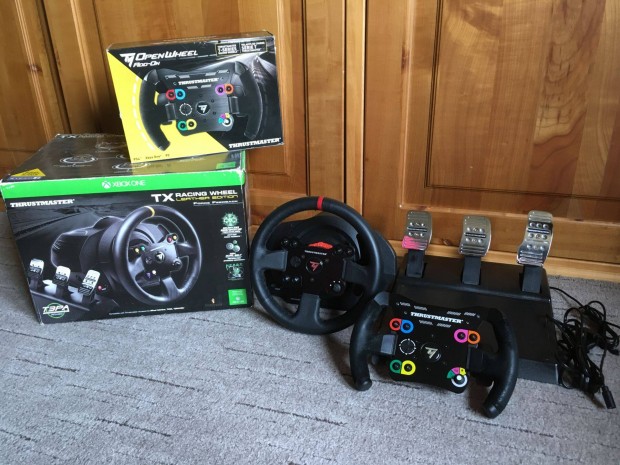 Thrustmaster TX Racing Wheel Leather Edition kormny + Openwheel Add-O