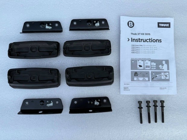 Thule 3015, Ford Focus II - C-Max tetőcsomagtartó rögzítő szett