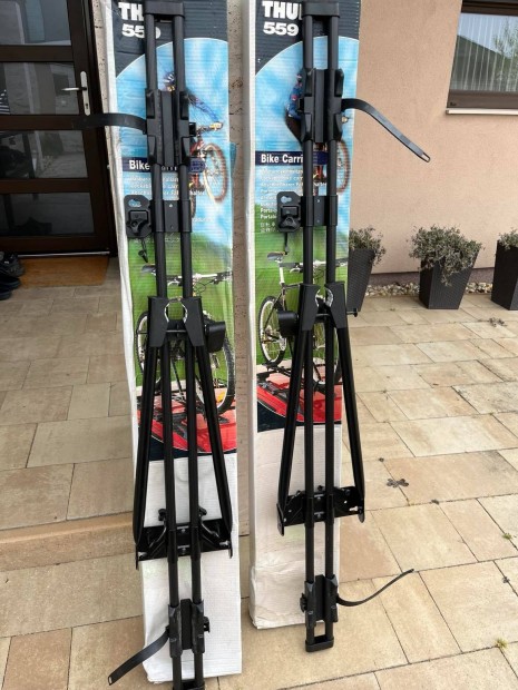 Thule 559 kerékpártartó, biciklitartó tetőcsomagtartóra 2db