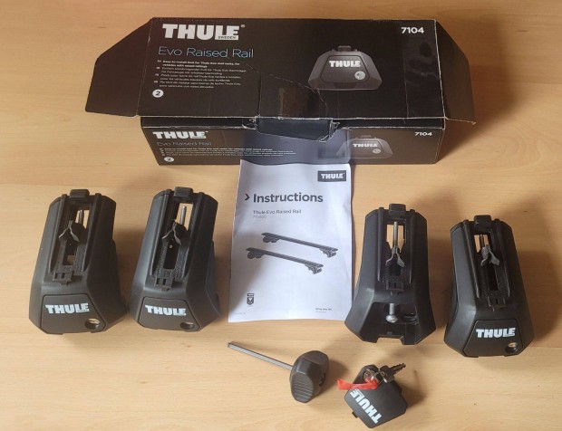 Thule 7104 Evo Raised Rail tetőkorlátos talp készlet tetőcsomagtartóho