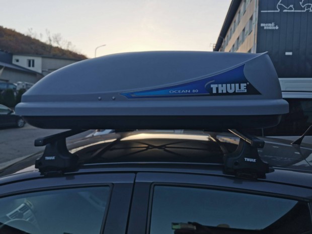 Thule Ocean 80 tetbox s Thule Squarebar acl tetcsomagtart n
