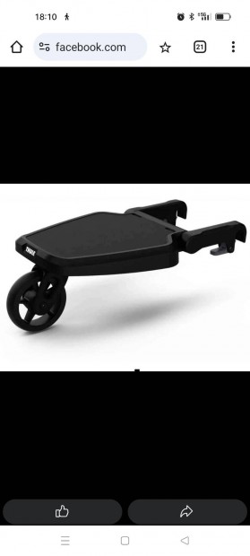 Thule Rider Board Babakocsi fellp Adapterrel