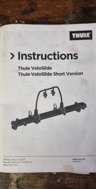 Thule Veloslide kerkprtart