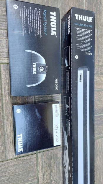 Thule Wingbar Evo 108 + talpkészlet és 3133 KIT Nissan Xtrail
