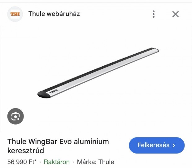 Thule Wingbar keresztr�d 2db