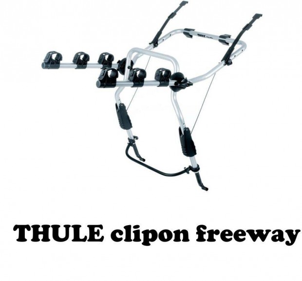 Thule clip on kerékpártartó 3 biciklihez