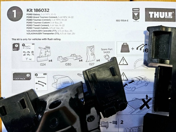 Thule kit 186032 7106 talphoz T7 Galaxy Tourneo Connect