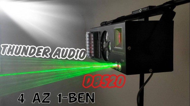 Thunder DB520 Gobo Derby 4 az 1-ben disco fny +Stroboszkp, +Gobo, !