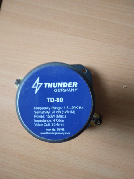 Thunder TD-80 magassugrz