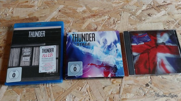 Thunder koncert albumok cd s blu-ray lemezen