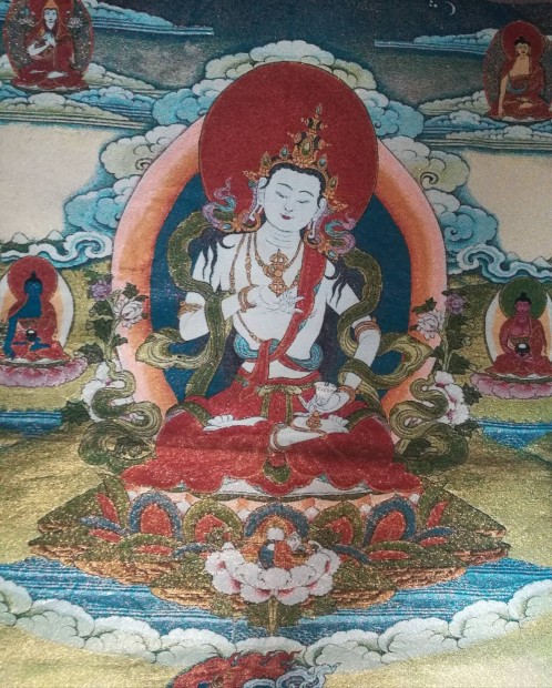 Tibeti (knai) thangka, buddhista falikp