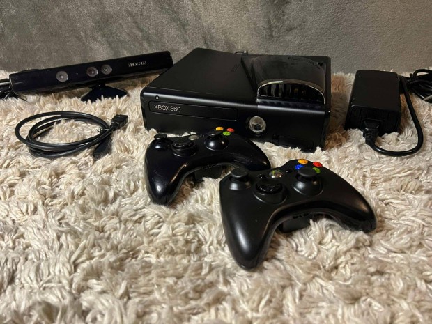 Tibi86-nak Xbox360 Slim Kinect, Rgh, 40db teljes jtk, 2 kontroller