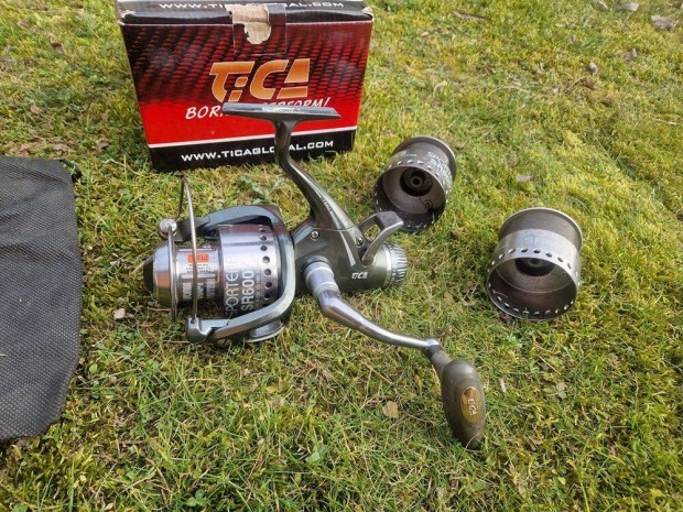 Tica Sportera SR6007 nyeletőfékes orsó + 2 pótdob