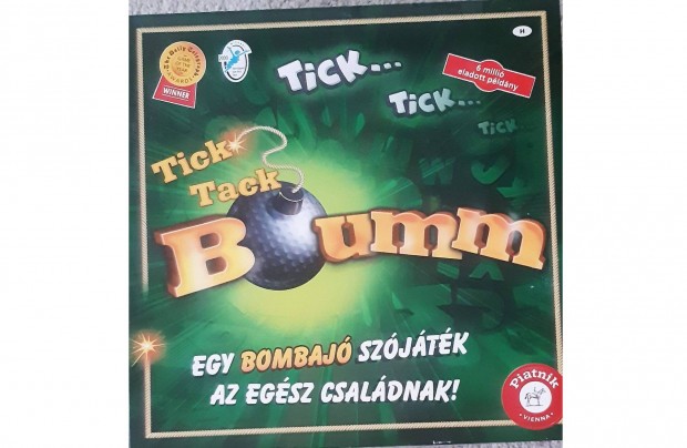 Tick-Tack Bumm bontott, j doboz