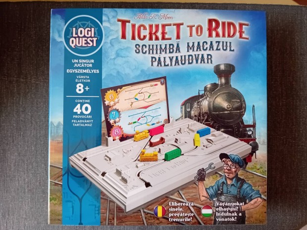 Ticket to Ride Logi Quest bontatlan trsasjtk 