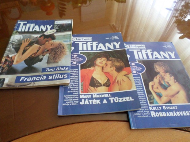 Tiffany 177. ktet Toni Blake Francia stlus 3 db egyben Romantikus