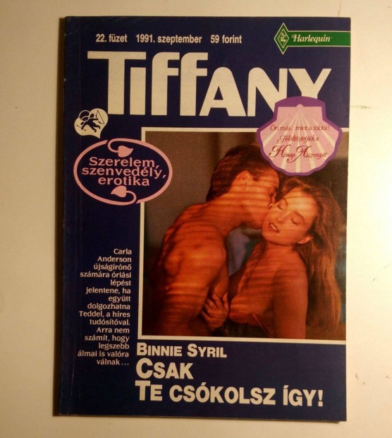 Tiffany 22. Csak Te Cskolsz gy! (Binnie Syril) 1991 (6kp+tartalom)