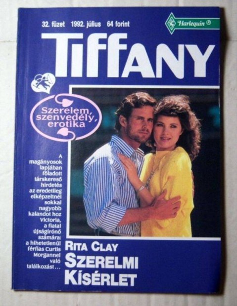 Tiffany 32. Szerelmi Ksrlet (Rita Clay) 1992 (romantikus)