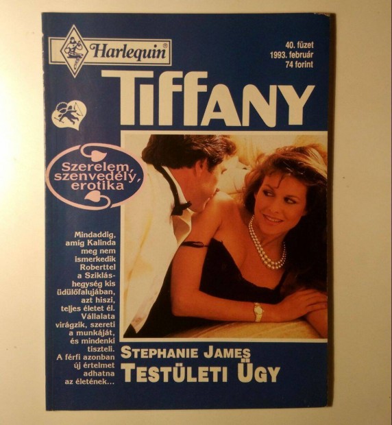 Tiffany 40. Testleti gy (Stephanie James) 1993 (6kp+tartalom)