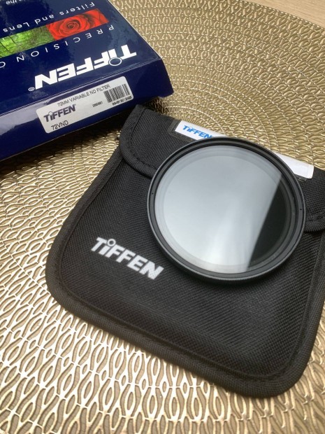 Tiffen 72mm variálható ND szűrő dobozában