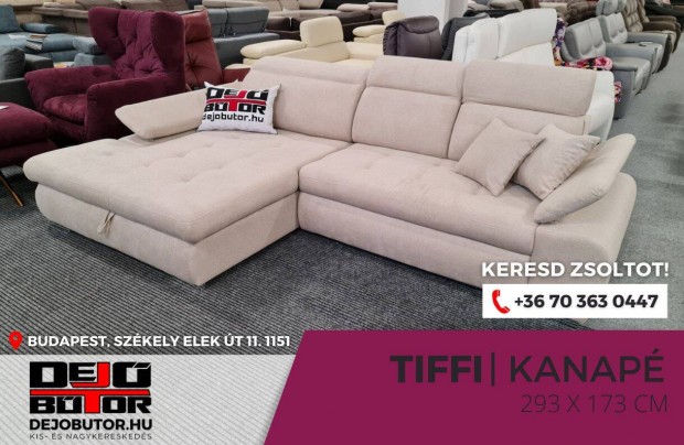 Tiffi rugs sarok kanap lgarnitra 293x170 cm gyazhat krm