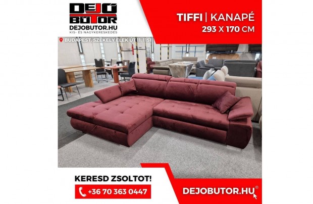 Tiffi sarok prmium kanap lgarnitra 293x170 cm bord