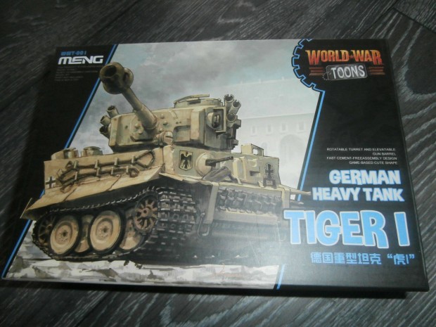 Tiger I early Meng Model Tojs tank makett