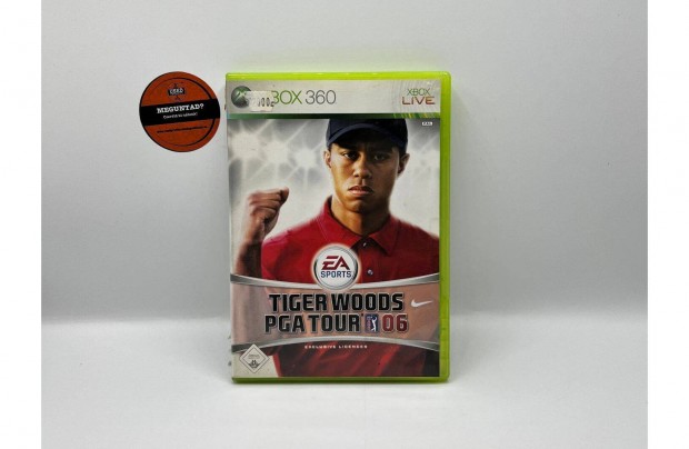 Tiger Woods PGA Tour 06 - Xbox 360 jtk, hasznlt