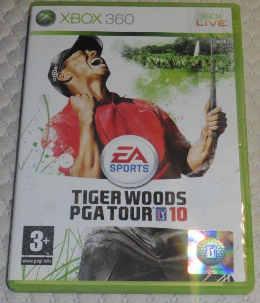 Tiger Woods PGA Tour 10. (Golf, Sport) Gyri Xbox 360 Jtk akr f