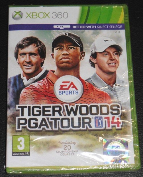 Tiger Woods PGA Tour 14. kinect re is bontatlan Gyri Xbox 360 Jtk