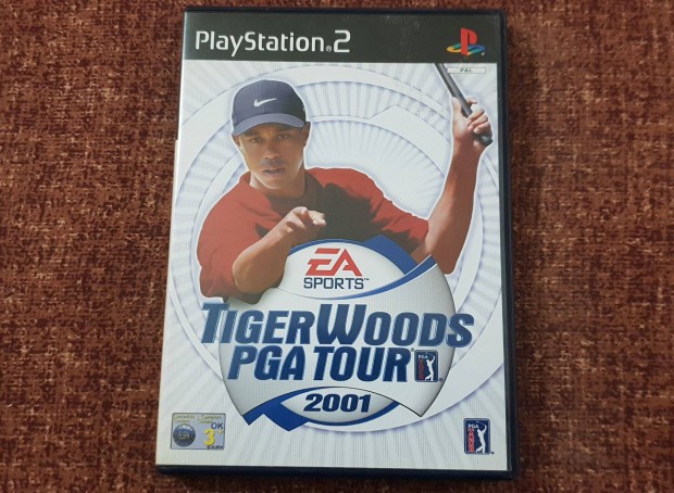 Tiger Woods PGA Tour 2001 - Ps2 eredeti lemez ( 2000 Ft )